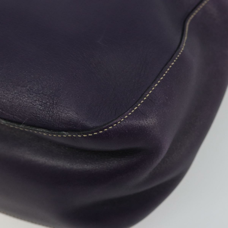 【日本直送】PRADA 鏈條單肩包 皮革 紫色 金色 正品 171280V-8