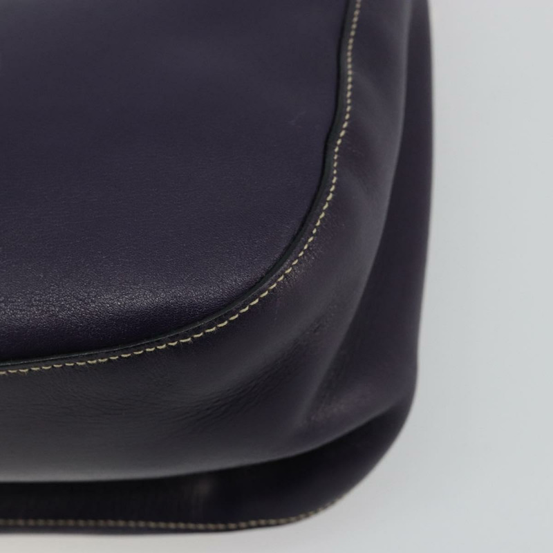 【日本直送】PRADA 鏈條單肩包 皮革 紫色 金色 正品 171280V-14