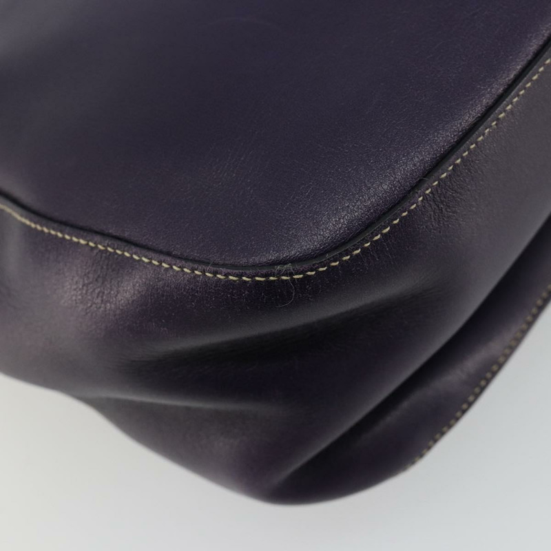 【日本直送】PRADA 鏈條單肩包 皮革 紫色 金色 正品 171280V-15