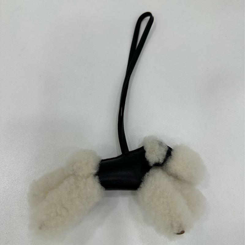 Hermes 愛馬仕 Budy小狗掛飾 U刻 黑色-1