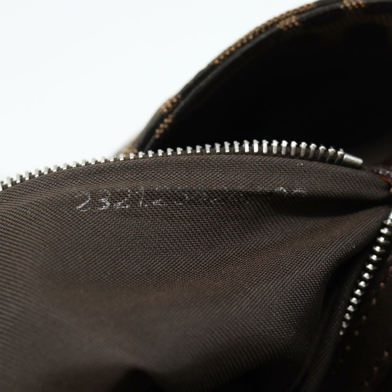 【日本直送】FENDI Zucca帆布Mamma Baguette單肩包 黑色棕色 正品 178872SAM-10