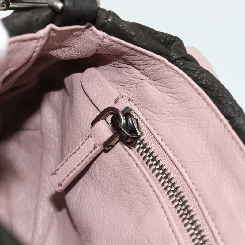 【日本直送】PRADA 肩背包,皮革材質,深棕色/銀色,正品編號 181835M-21