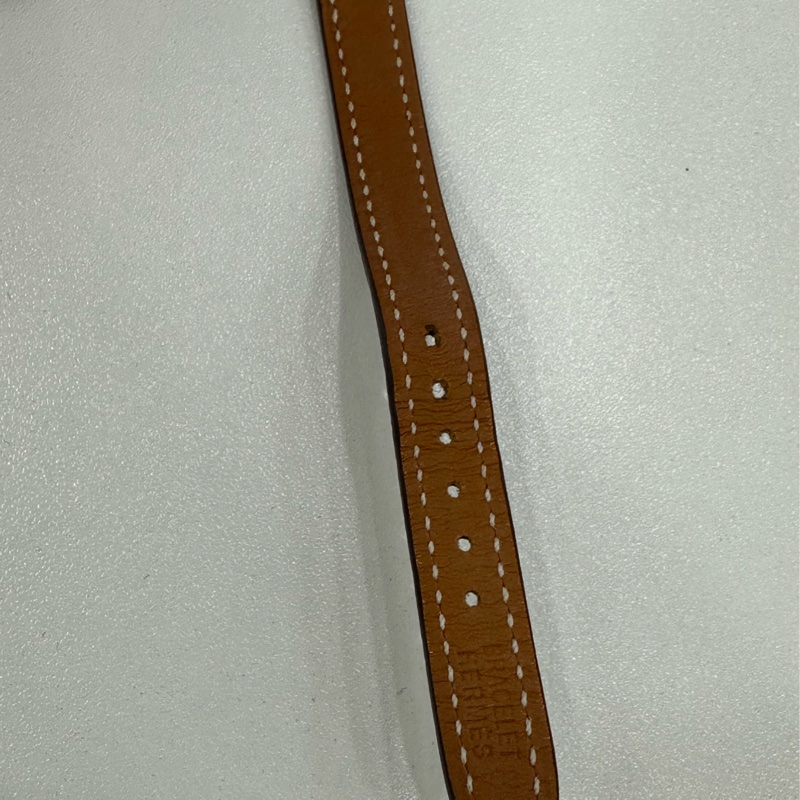 Hermes 愛馬仕女士腕錶女士手錶 Nantucket 腕錶大象灰錶帶 無配件-5