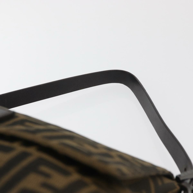 【日本直送】FENDI Zucca帆布Mamma Baguette單肩包 黑色棕色 正品 yk20443SAM-7