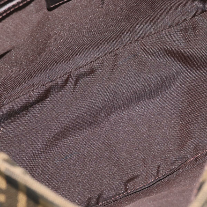 【日本直送】FENDI Zucca帆布Mamma Baguette單肩包 黑色棕色 正品 yk20443SAM-9