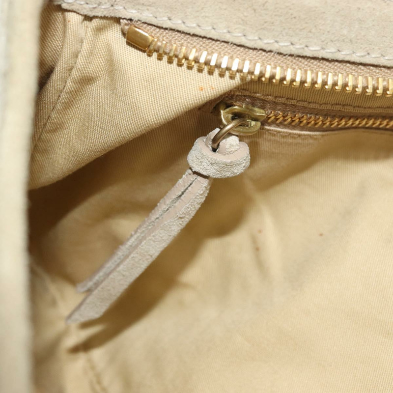 【日本直送】Miu Miu 鏈條單肩包 麂皮 米色 金色 正品 181905M-24