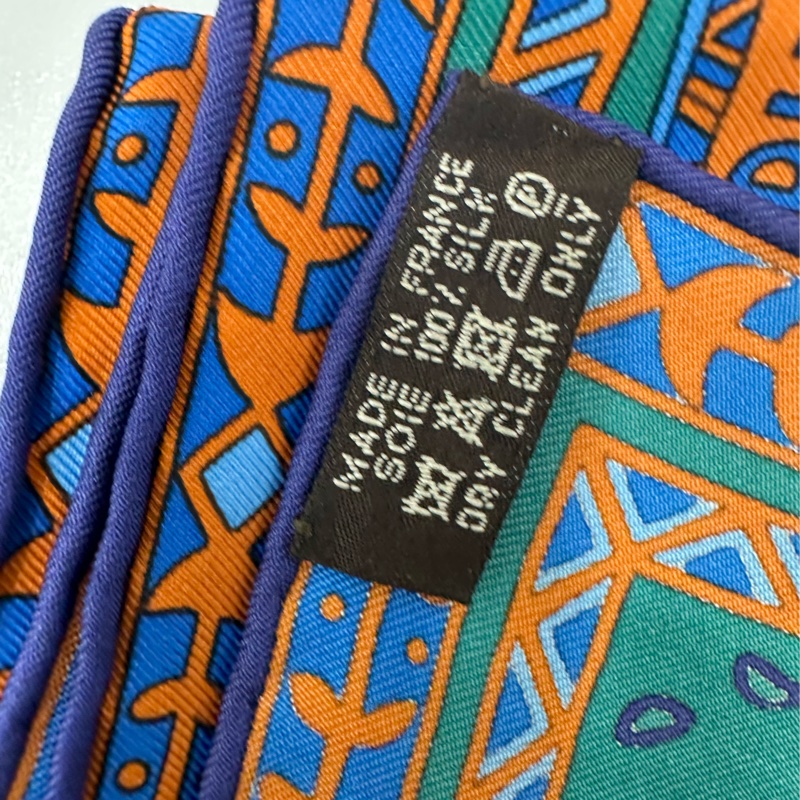 Hermes 愛馬仕 高加索騎士 絲巾 90*90-5