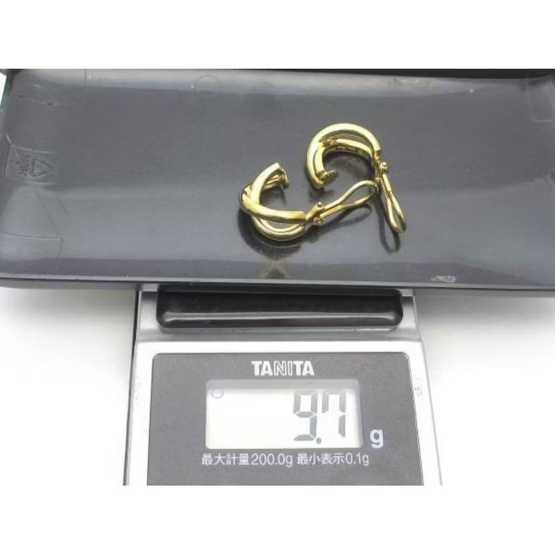 Tiffany & Co. Paloma Picasso 18K金 交織黃金古董耳環 耳夾-7