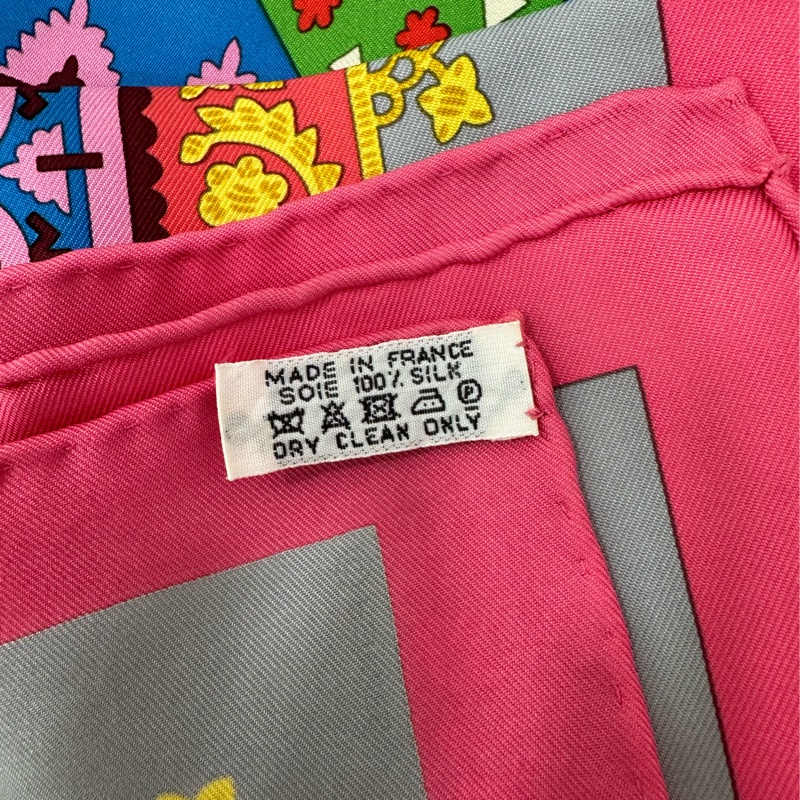 Hermes 絲路系列：黃金與白銀主題 90×90cm-4
