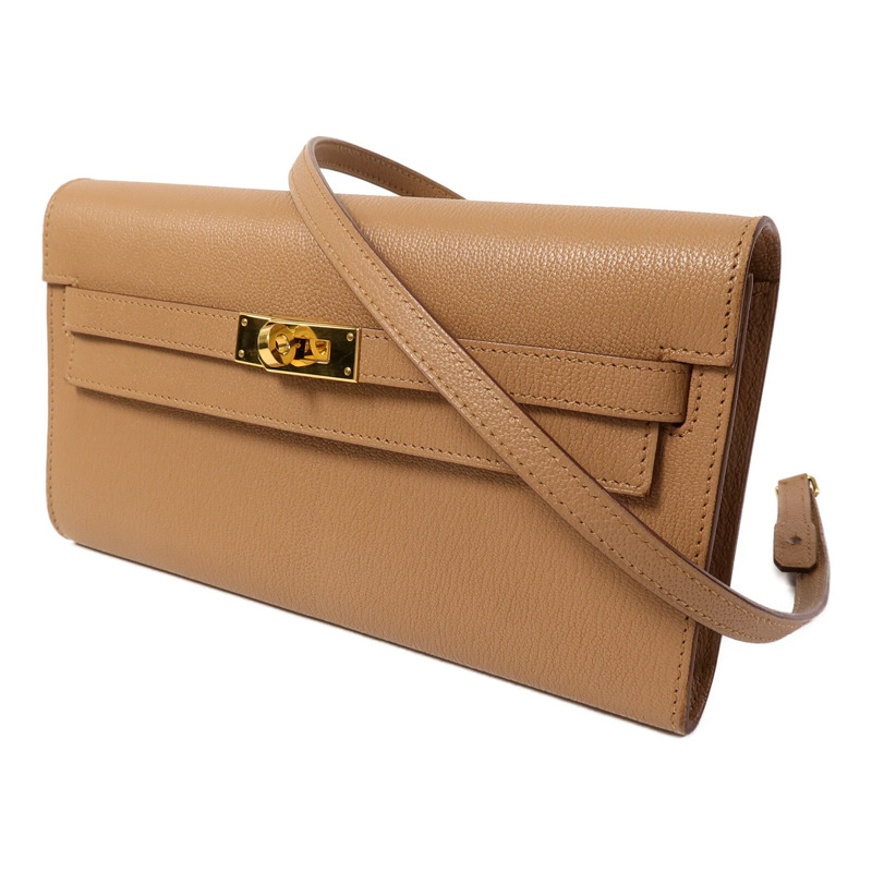 HERMES Chevre皮革Kelly To Go肩背袋Quebracho-1