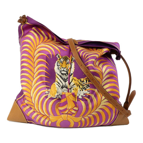 HERMES 絲質Silky City肩背袋