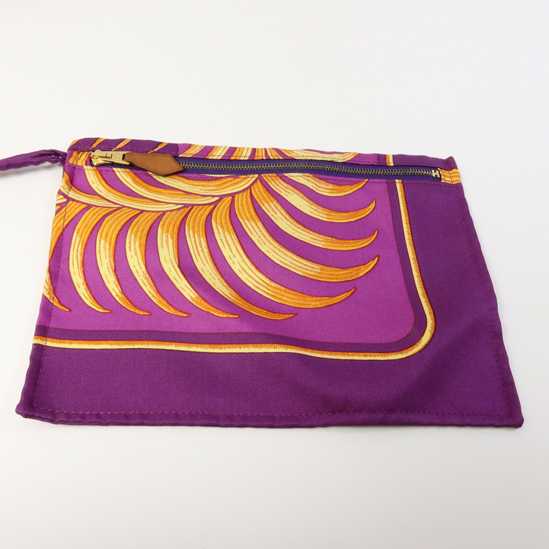 HERMES 絲質Silky City肩背袋-5