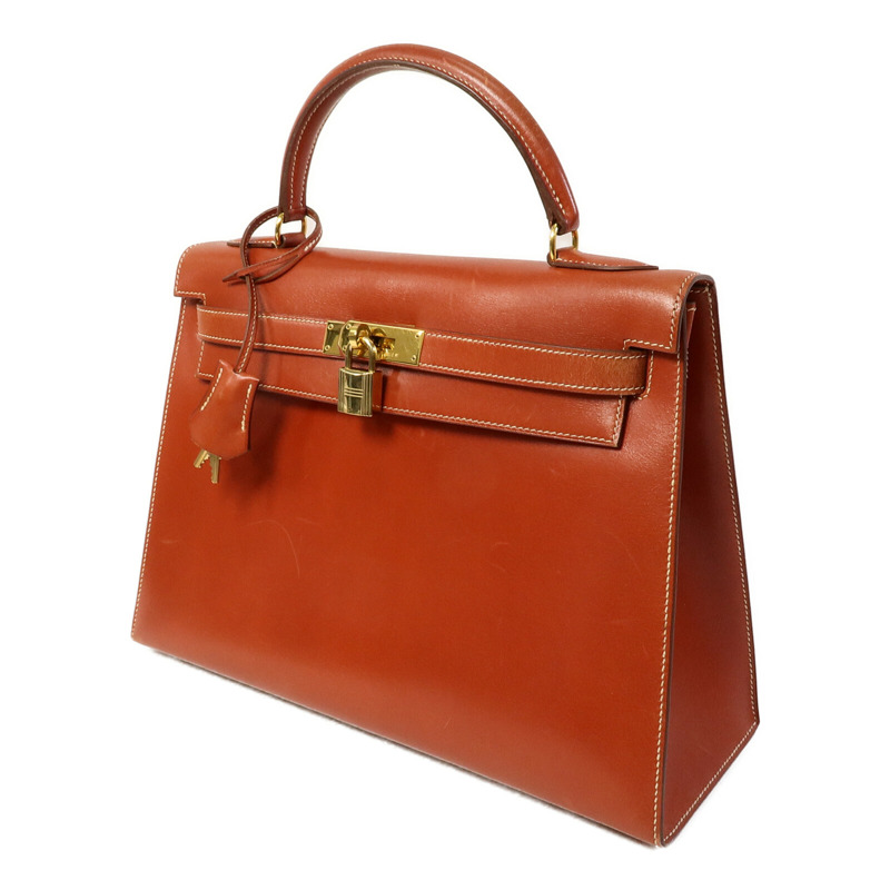 HERMES Box皮革Kelly 32手挽袋-1