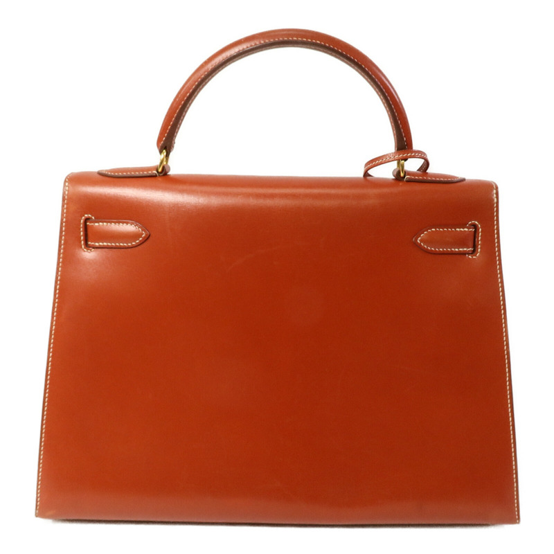 HERMES Box皮革Kelly 32手挽袋-2