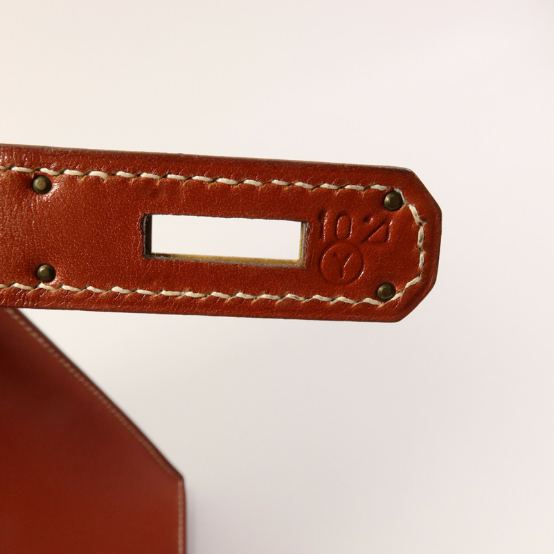 HERMES Box皮革Kelly 32手挽袋-6
