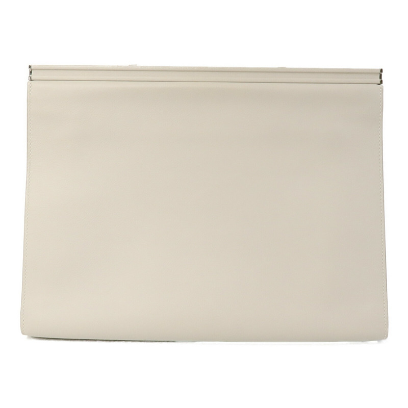 HERMES Evercolor皮革Clic-H 33肩背袋Gris Perle-2