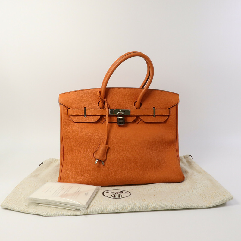 HERMES Togo皮革Birkin 35手挽袋-10