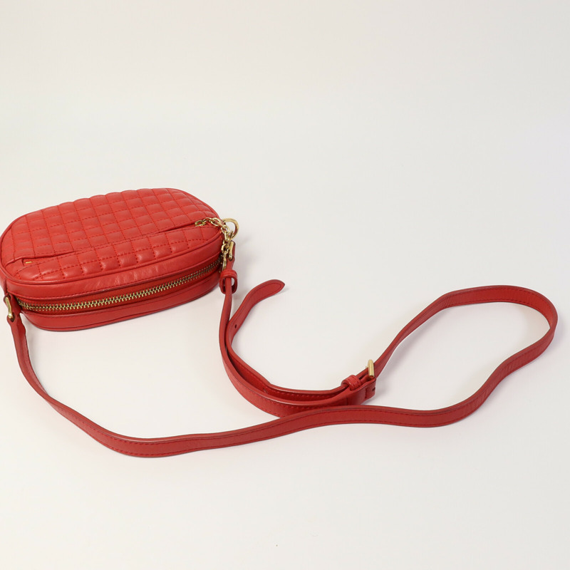 CELINE 牛皮皮革C Charm Shoulder Bag肩背袋-8