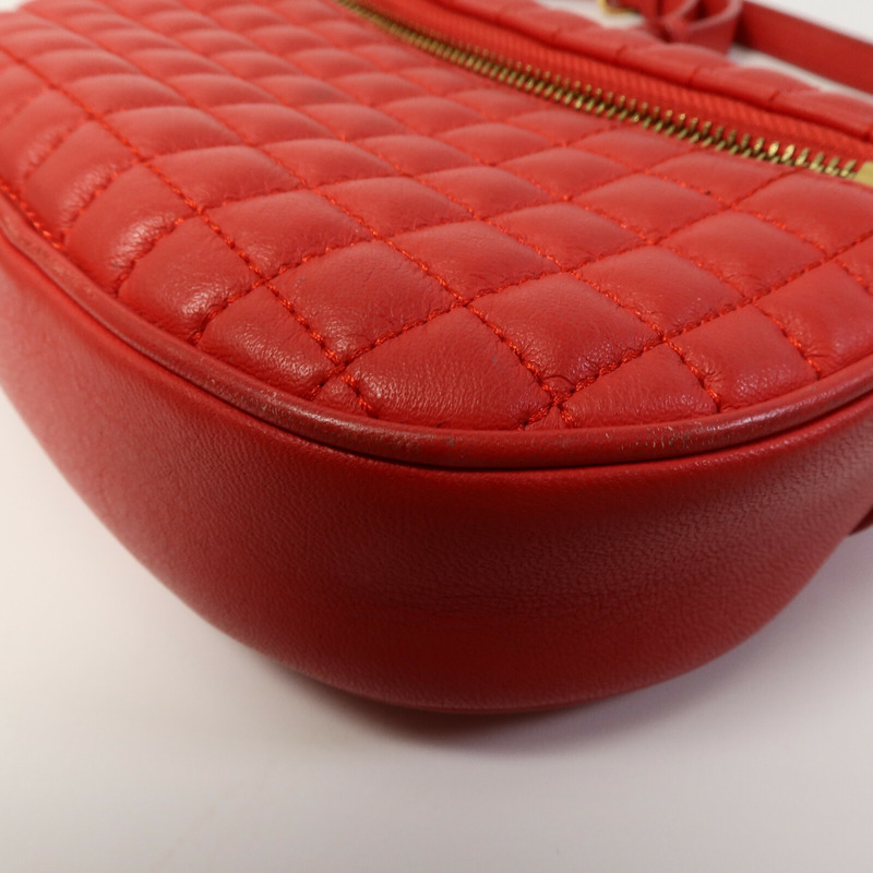 CELINE 牛皮皮革C Charm Shoulder Bag肩背袋-10