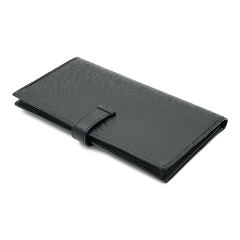 HERMES Epsom皮革Bearn Wallet長錢包Noir-3