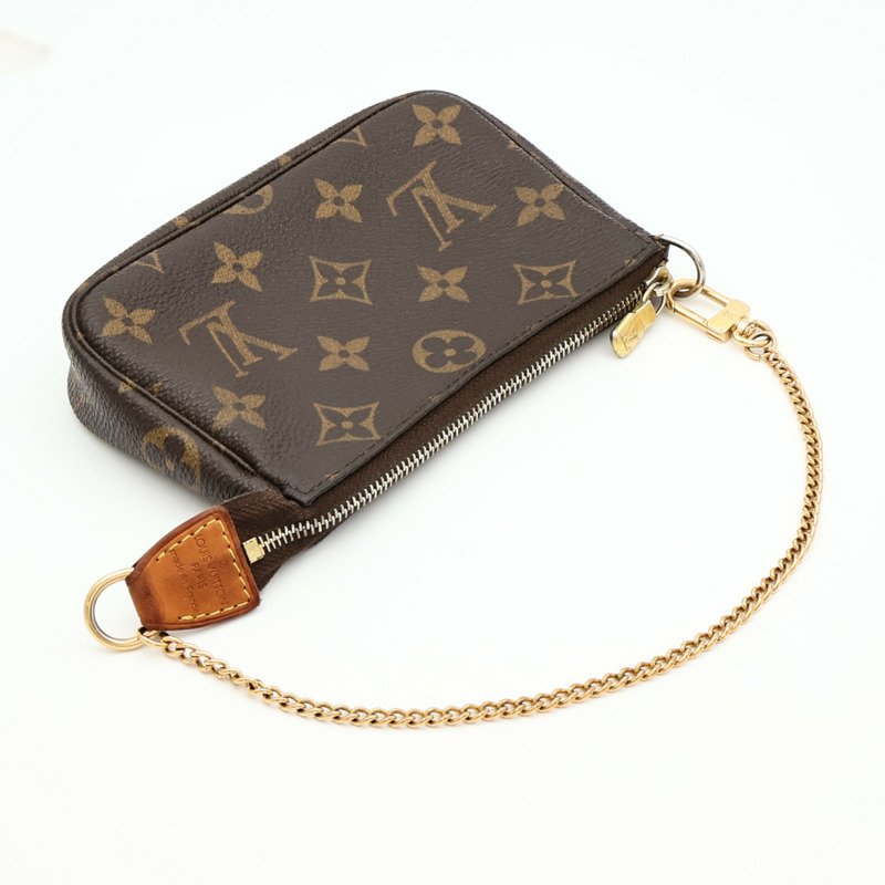 LOUIS VUITTON Monogram Mini Pochette Accessoires手挽袋-4