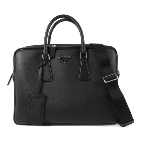PRADA Saffiano皮革2 Way Shoulder Bag Briefcase手挽肩背兩用袋