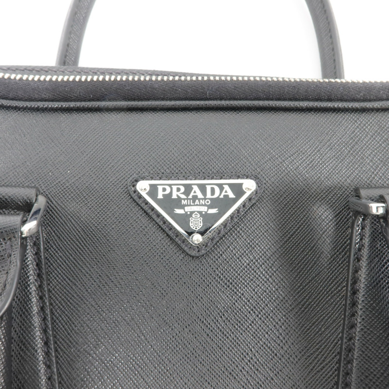 PRADA Saffiano皮革2 Way Shoulder Bag Briefcase手挽肩背兩用袋-7