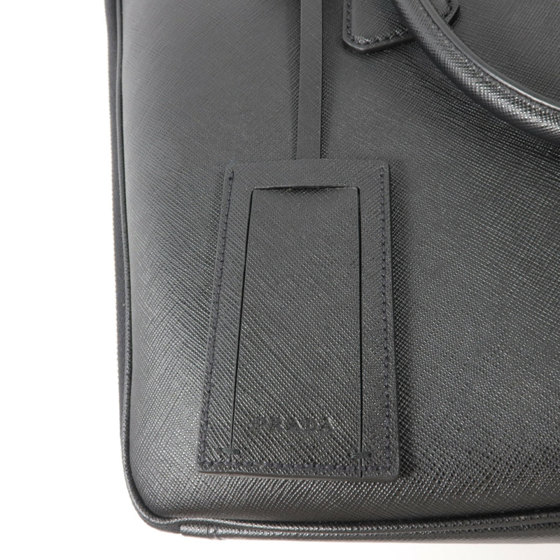 PRADA Saffiano皮革2 Way Shoulder Bag Briefcase手挽肩背兩用袋-11