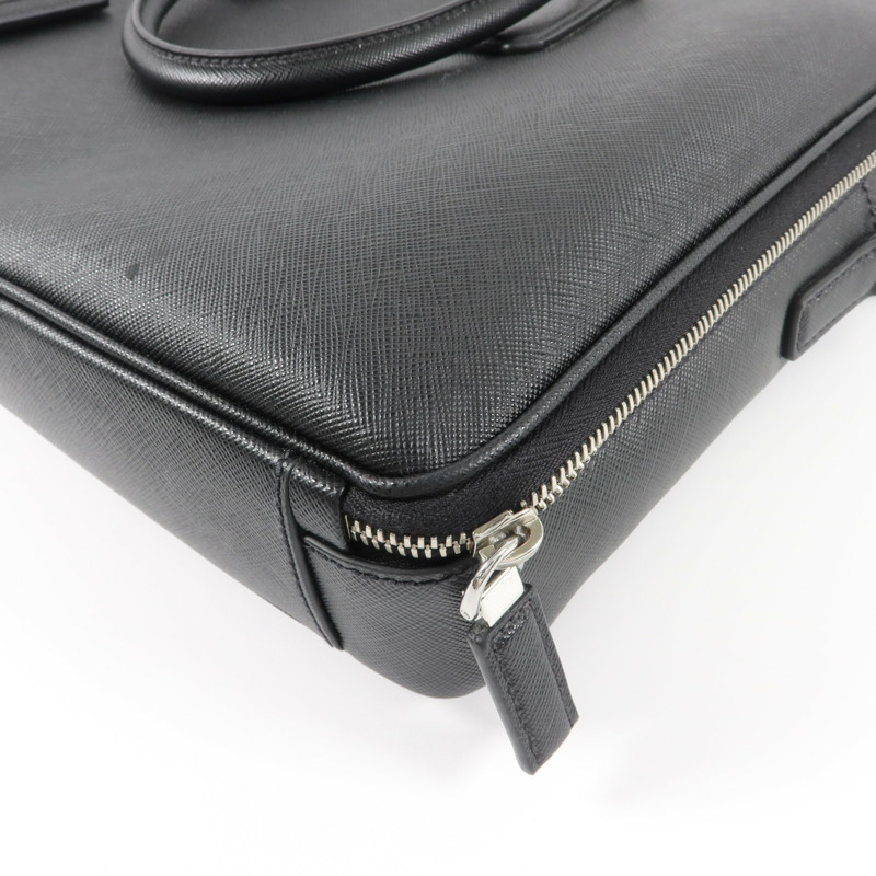 PRADA Saffiano皮革2 Way Shoulder Bag Briefcase手挽肩背兩用袋-12
