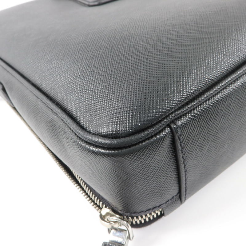 PRADA Saffiano皮革2 Way Shoulder Bag Briefcase手挽肩背兩用袋-15