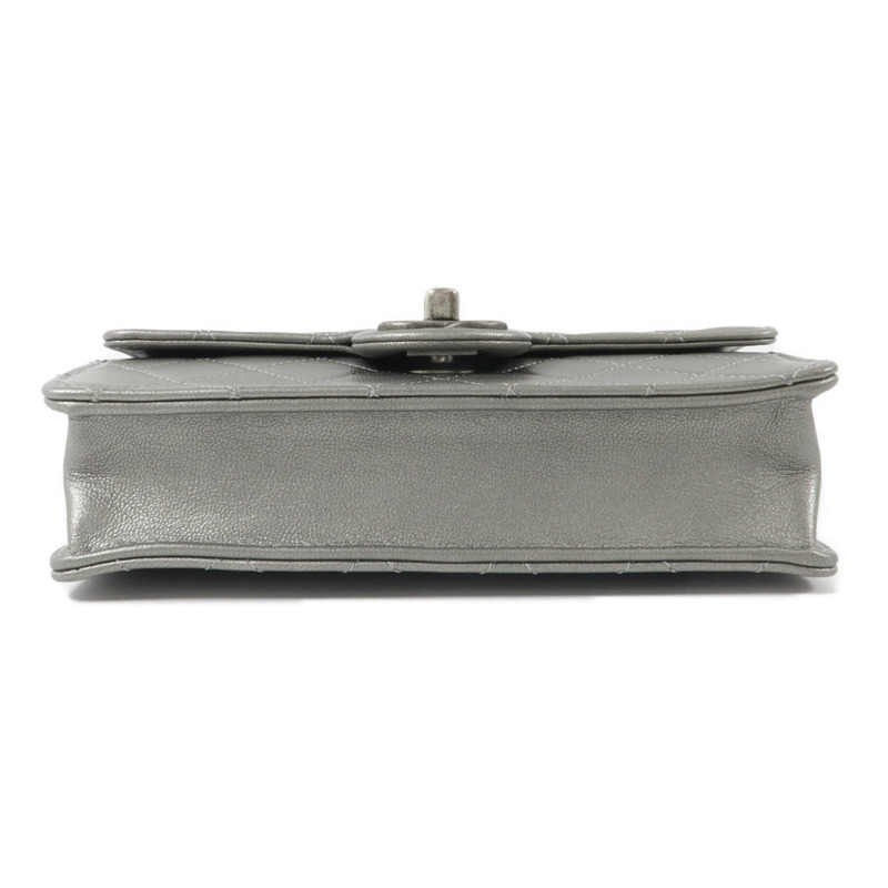 CHANEL 牛皮皮革Matelasse Small Flap Bag鏈帶肩背袋-3