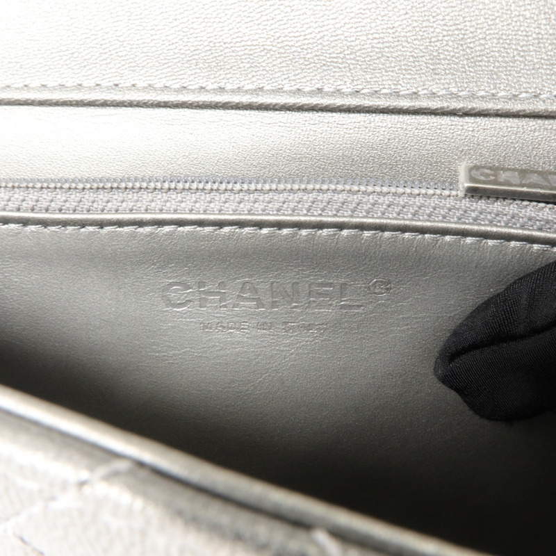 CHANEL 牛皮皮革Matelasse Small Flap Bag鏈帶肩背袋-5