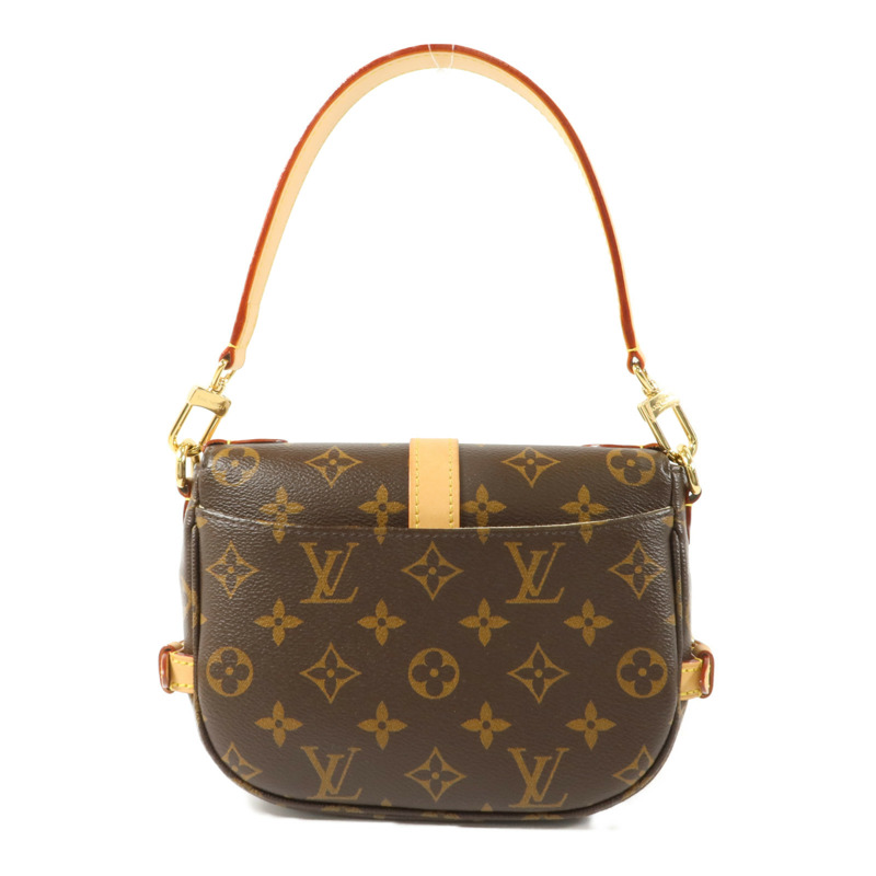 LOUIS VUITTON Monogram Saumur BB金扣手挽肩背兩用袋-1
