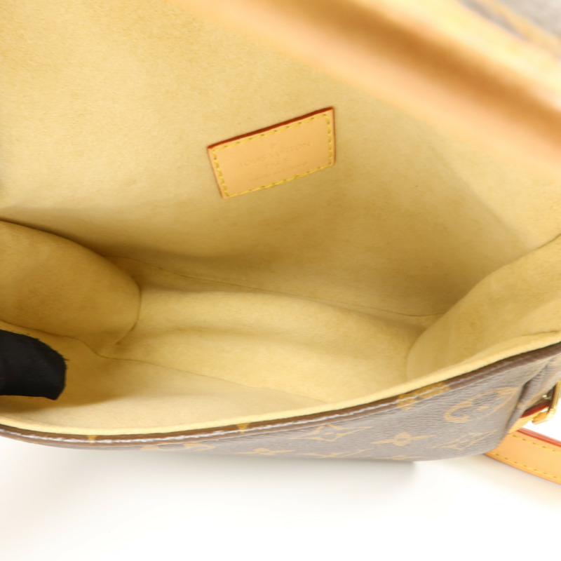 LOUIS VUITTON Monogram Saumur BB金扣手挽肩背兩用袋-4