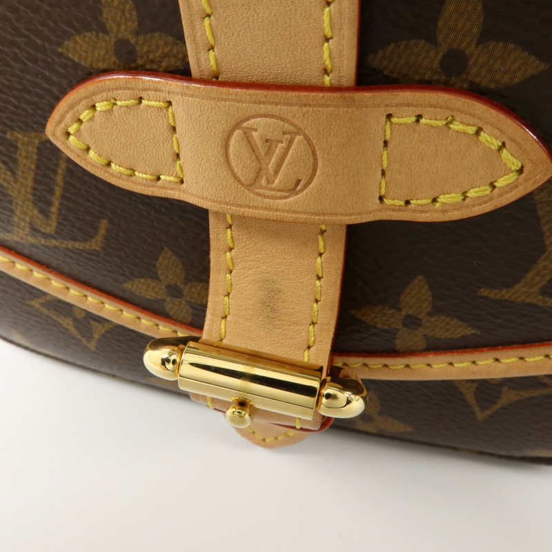 LOUIS VUITTON Monogram Saumur BB金扣手挽肩背兩用袋-16