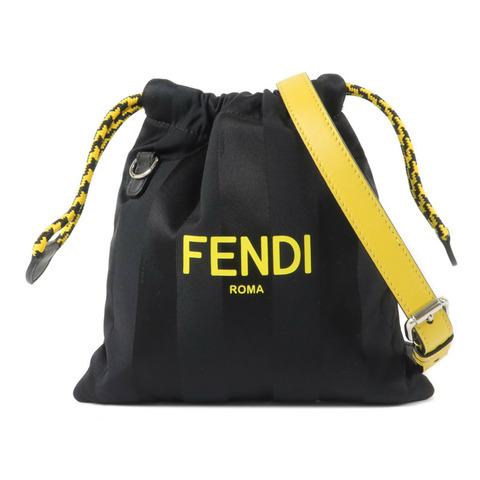 FENDI 尼龍/牛皮皮革Shoulder Bag肩背袋