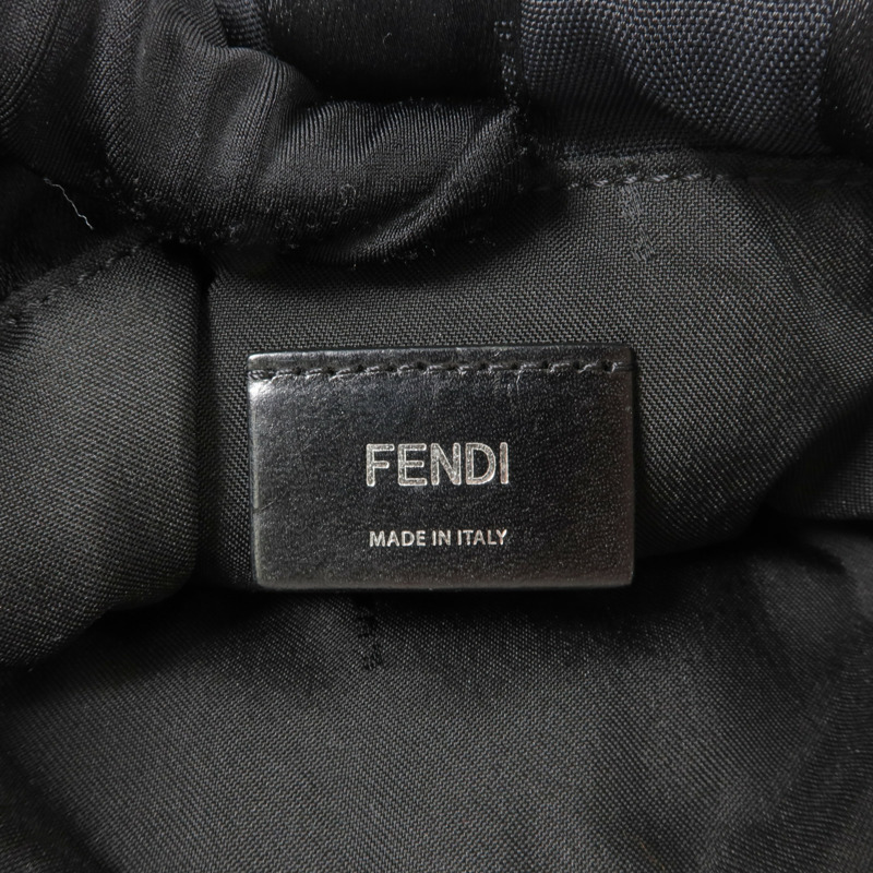 FENDI 尼龍/牛皮皮革Shoulder Bag肩背袋-5