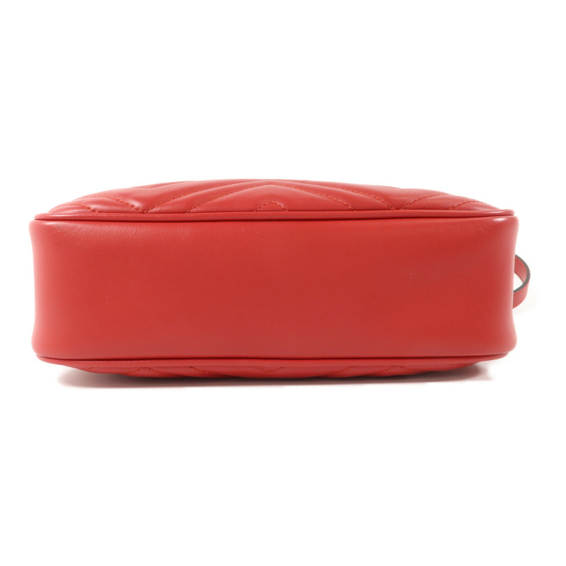 GUCCI 牛皮皮革GG Marmont Small Camera Bag肩背袋-3