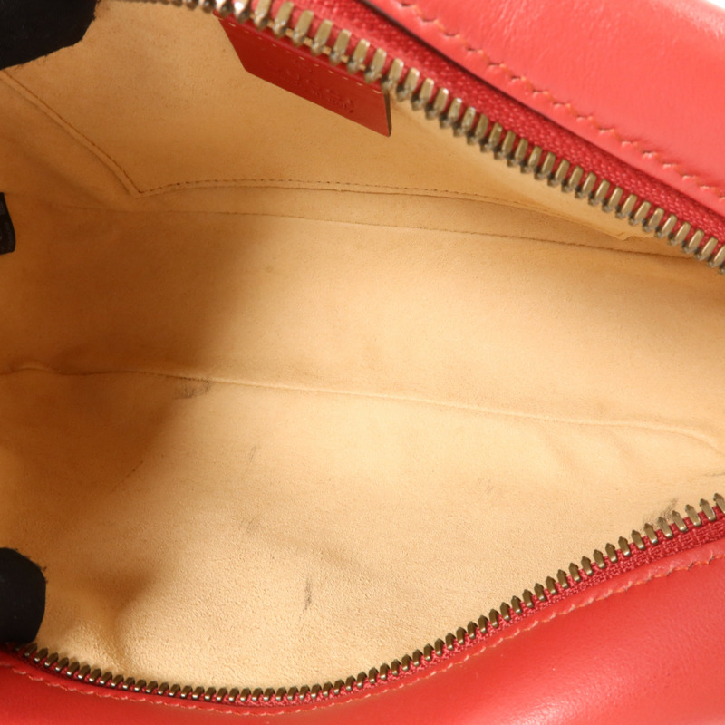 GUCCI 牛皮皮革GG Marmont Small Camera Bag肩背袋-4