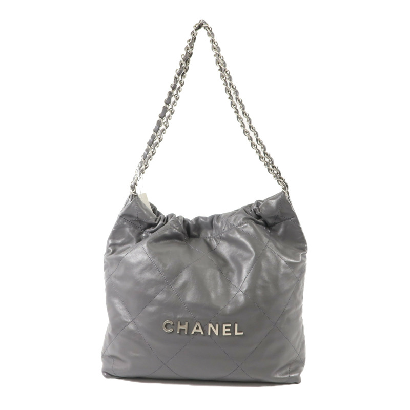 CHANEL 牛皮皮革Chanel 22 Small鏈帶肩背袋-0