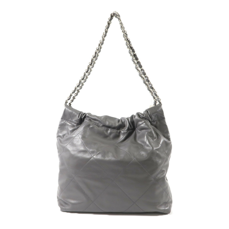CHANEL 牛皮皮革Chanel 22 Small鏈帶肩背袋-1