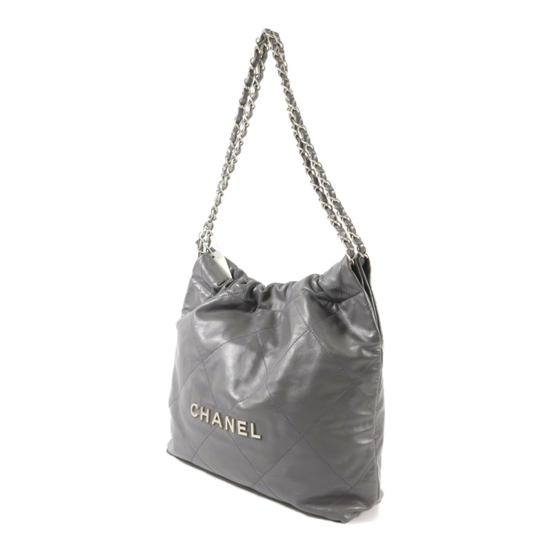 CHANEL 牛皮皮革Chanel 22 Small鏈帶肩背袋-2