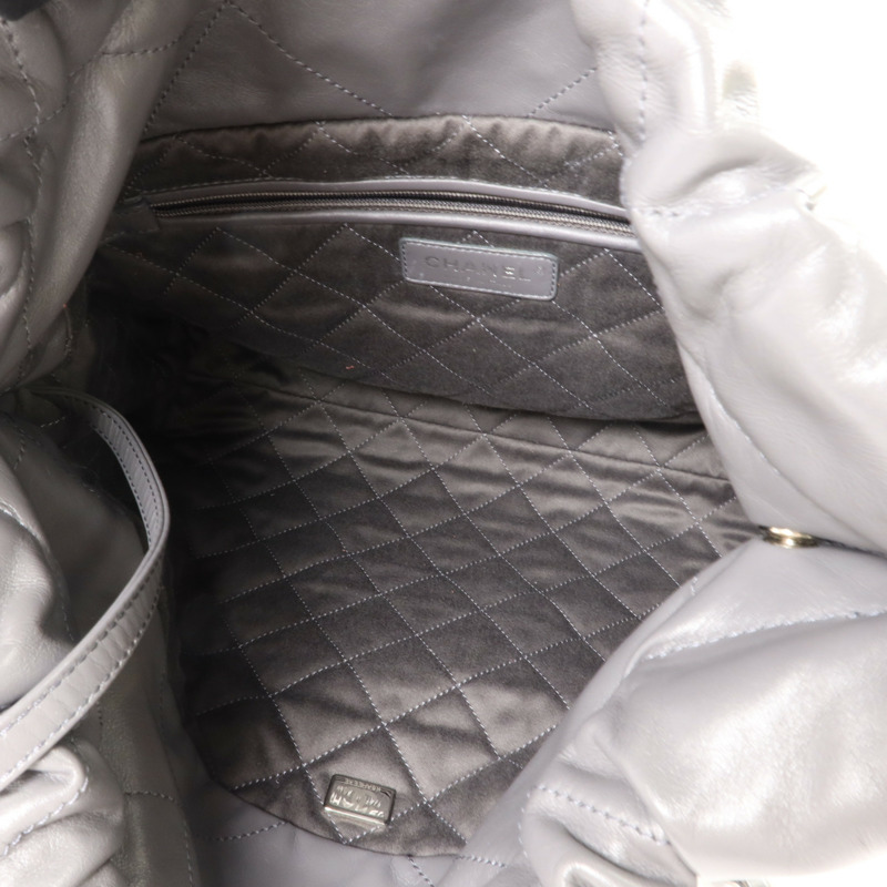 CHANEL 牛皮皮革Chanel 22 Small鏈帶肩背袋-4