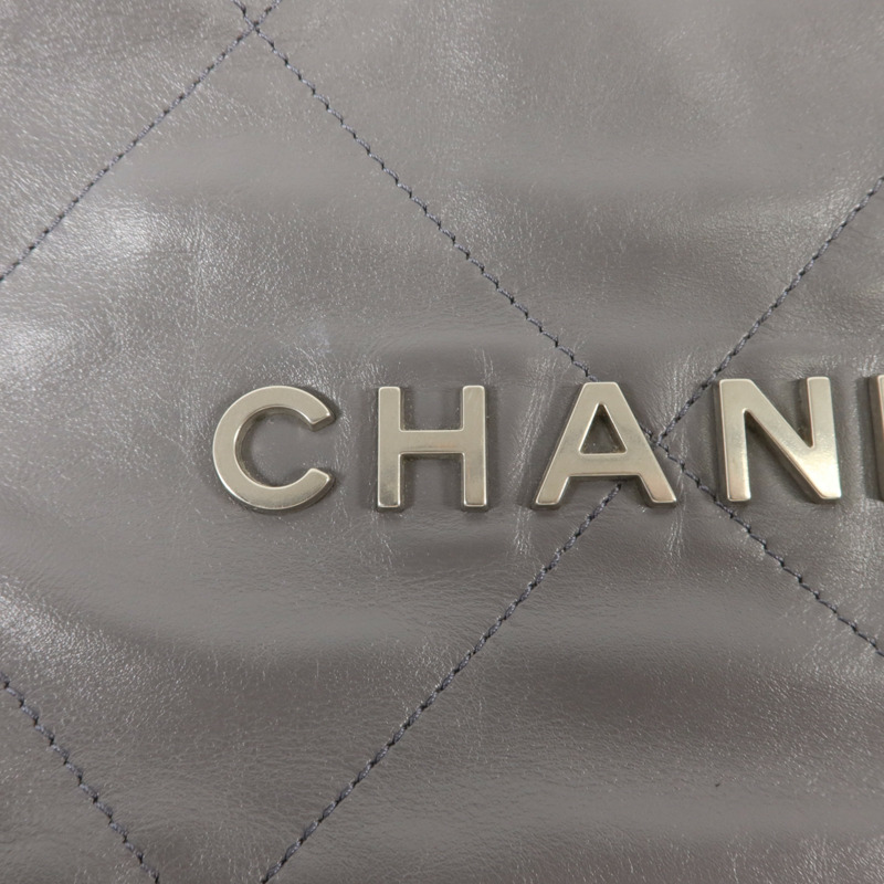 CHANEL 牛皮皮革Chanel 22 Small鏈帶肩背袋-9