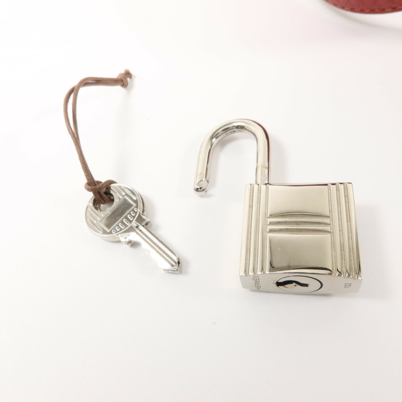 HERMES Clemence皮革Picotin GM手挽袋Rouge Pivoine-10
