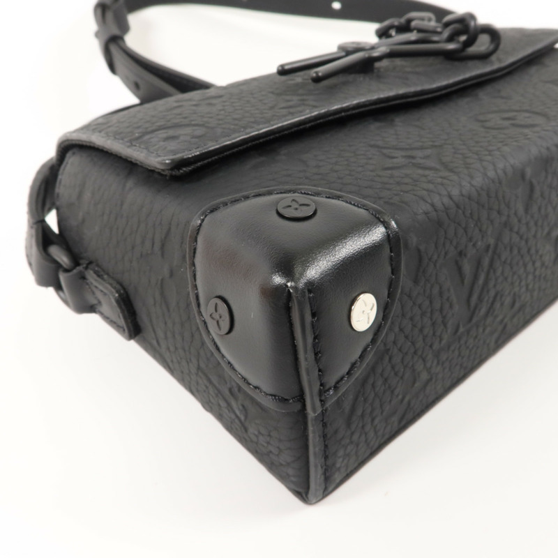 LOUIS VUITTON Monogram Taurillon Steamer Wearable Wallet肩背袋-11