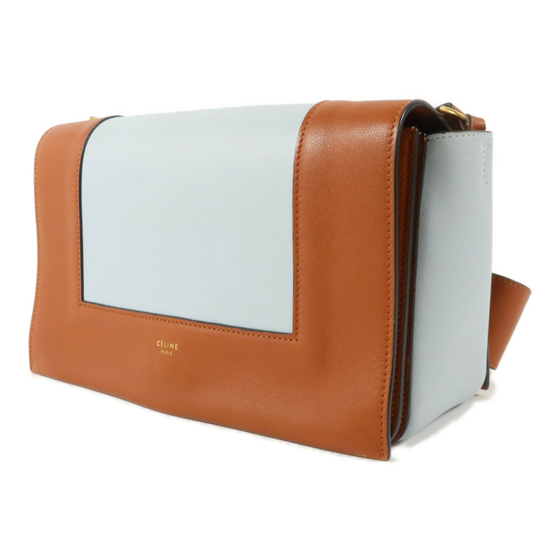 CELINE 牛皮皮革Frame Medium肩背袋-2
