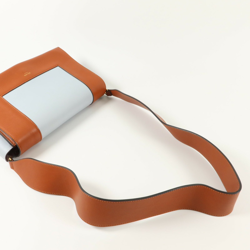 CELINE 牛皮皮革Frame Medium肩背袋-8