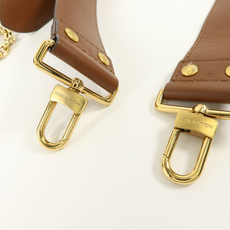 LOUIS VUITTON Monogram Papillon Trunk金扣手挽肩背兩用袋棕色-8