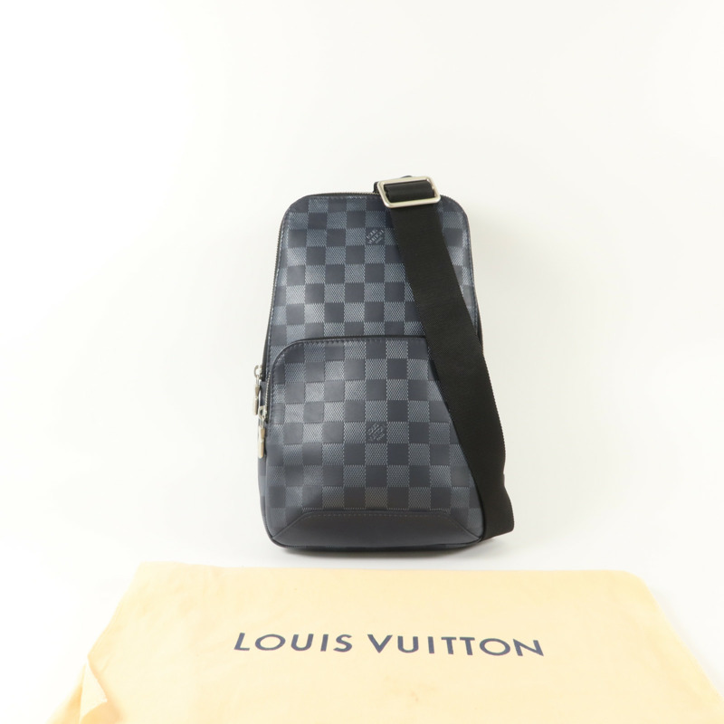LOUIS VUITTON Damier Infini Avenue Sling肩背袋-8